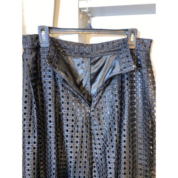 NWT 7th Avenue Design Studio New York & Company size 8 $55 Black Lined Skirt - Picture 8 of 12